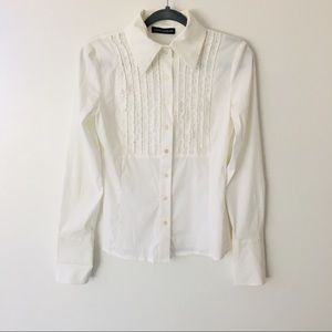 Flavio Castellani Italy White Cotton Shirt